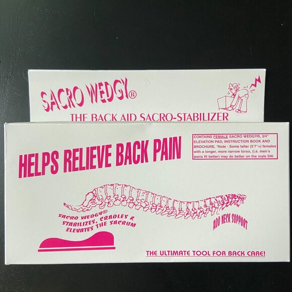 The Female Sacro Wedgy® - Self Care Product for Sciatica, Back, Hip & Knee Pain - Picture 6 of 6